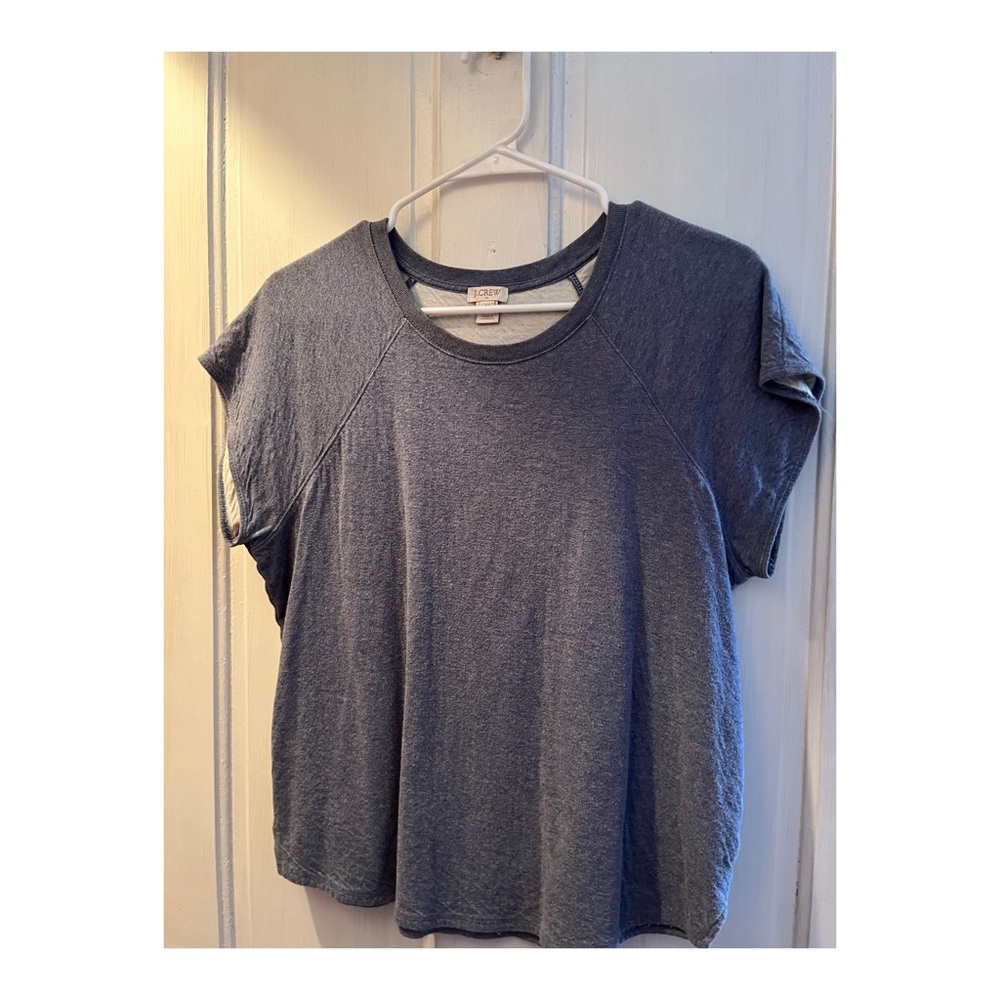 Soft, blue short sleeve shirt